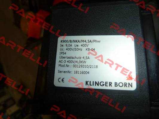 0012.9310 Klinger Born