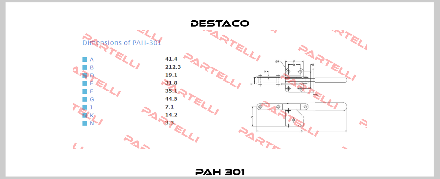 PAH 301 Destaco