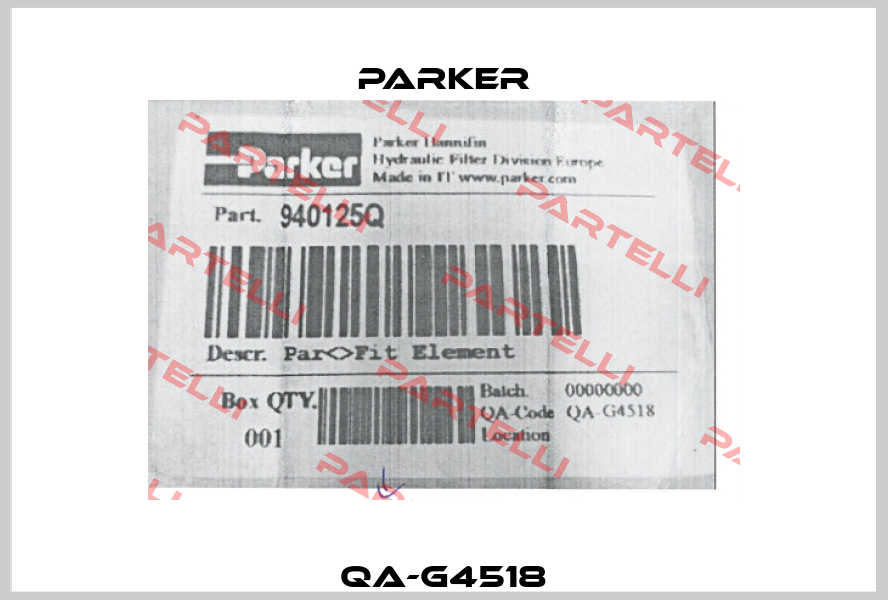QA-G4518 Parker