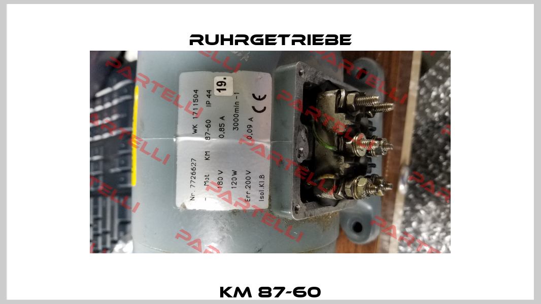 KM 87-60 Ruhrgetriebe