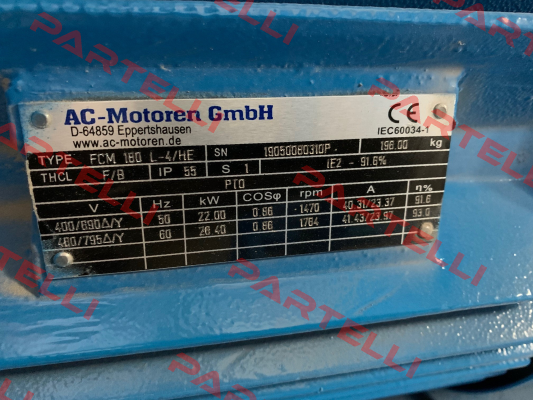 FCM 180 L-4/HE AC Motoren