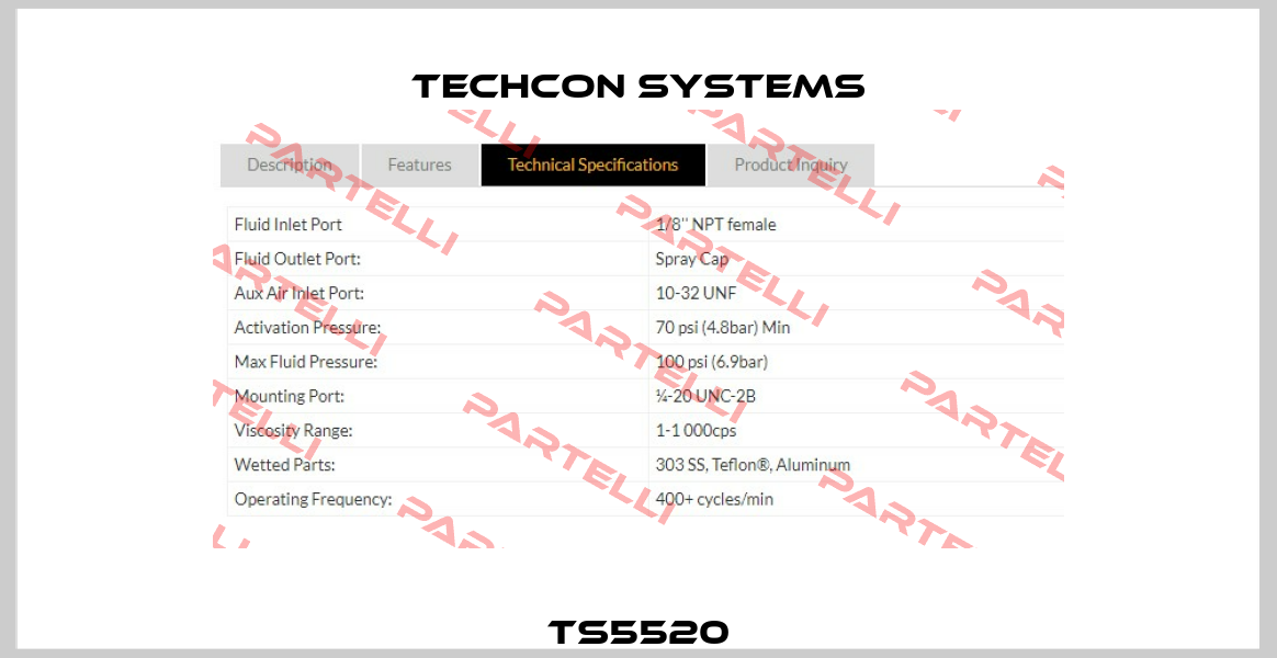 TS5520 Techcon Systems