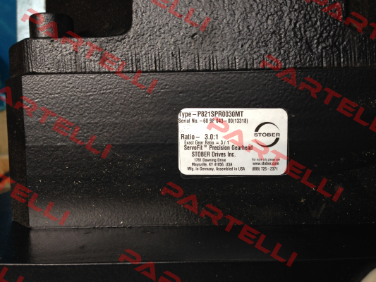 Type:P821SPR0030MT Stober