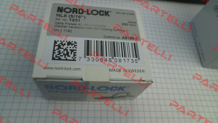 NL8 (5/16") / 1231 Nord Lock