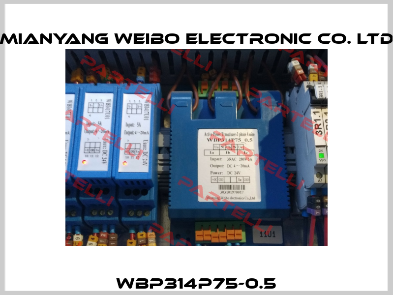 WBP314P75-0.5 Mianyang Weibo Electronic Co. Ltd