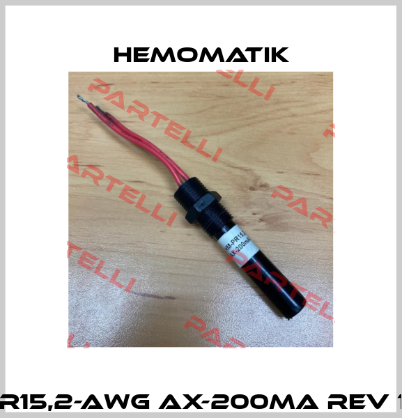 HM-PR15,2-AWG AX-200MA REV 1 OEM Hemomatik