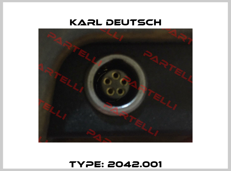 Type: 2042.001 Karl Deutsch