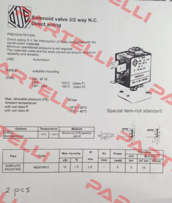 OD 4628Y0V12 220VAC Ode