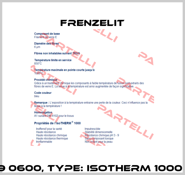 05 9999 0600, Type: ISOTHERM 1000 ( 150 m ) Frenzelit