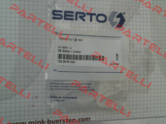 P/N: 126.0010.060, Type: SO 20001-6 Serto