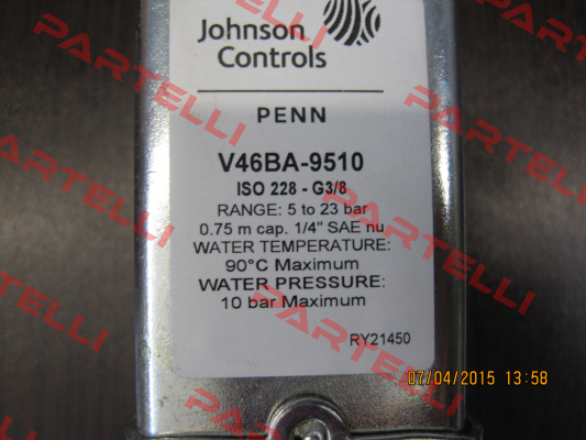 V46BA-9510 Johnson Controls
