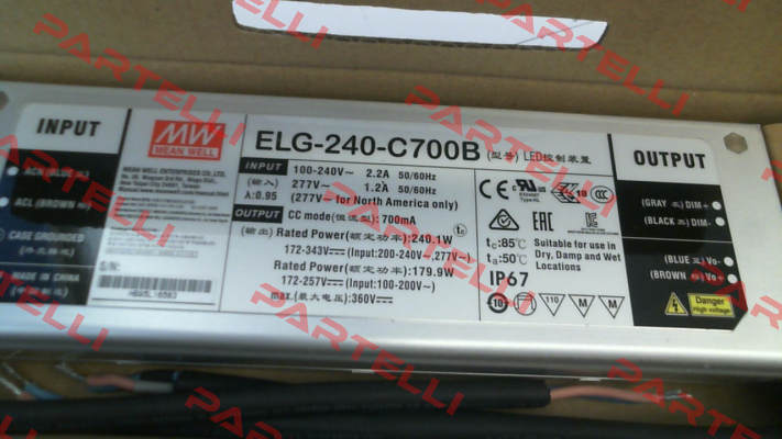 ELG-240-C700B Mean Well
