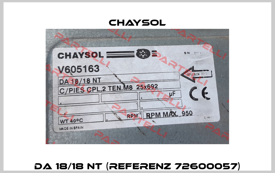 DA 18/18 NT (Referenz 72600057) Chaysol