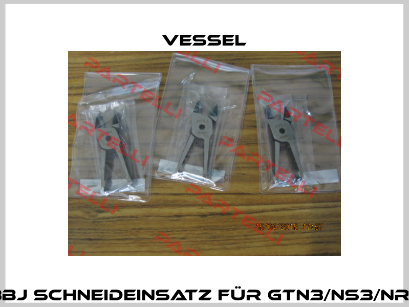 N3BJ Schneideinsatz für GTN3/NS3/NR3   VESSEL