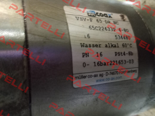 534480, Type: VSV-F 65 DR NC Coax