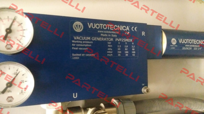 PVP25MDX Vuototecnica
