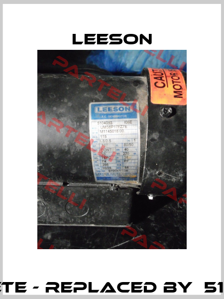 5104053 I06E (obsolete - replaced by  5104053 I06E modified)  Leeson