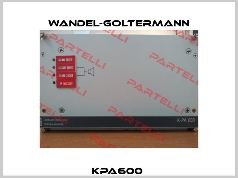 KPA600  Wandel-Goltermann