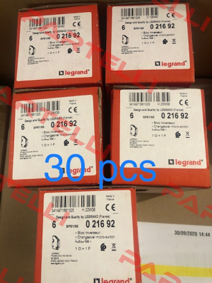 0 216 92 Legrand