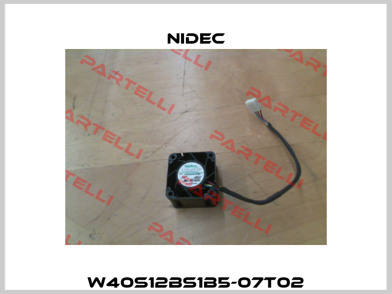 W40S12BS1B5-07T02 Nidec