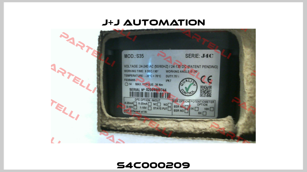 S4C000209 J+J Automation