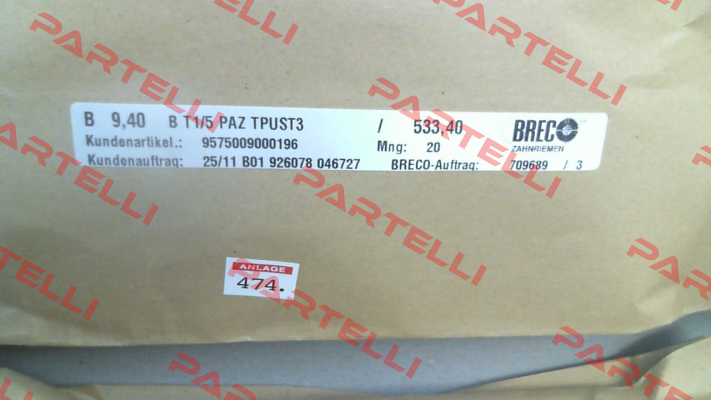 9,4 T1/5/533,4-PAZ (210XL037) Brecoflex
