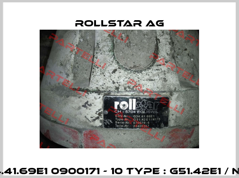 G34.41.69E1 0900171 - 10 Type : G51.42E1 / N170  Rollstar AG