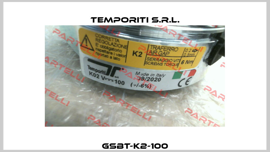 GSBT-K2-100 Temporiti s.r.l.