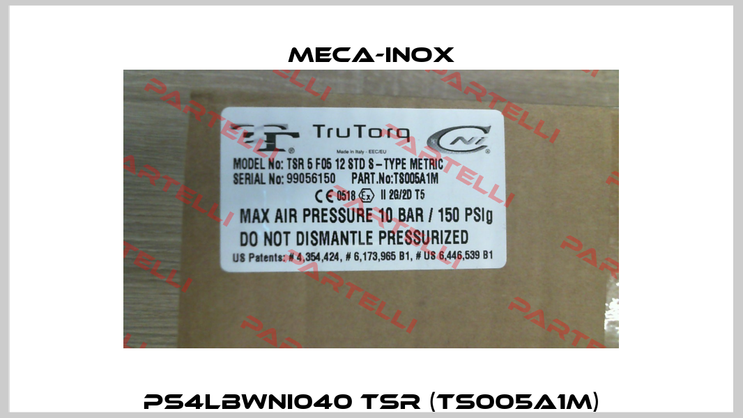 PS4LBWNI040 TSR (TS005A1M) Meca-Inox