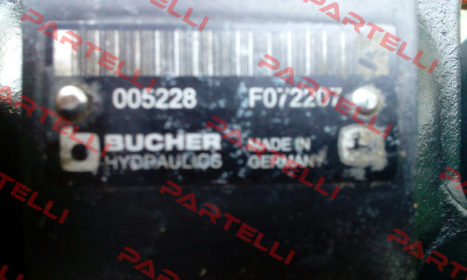 005228 F072207 OEM, customized for  John Deere  Bucher Hydraulics
