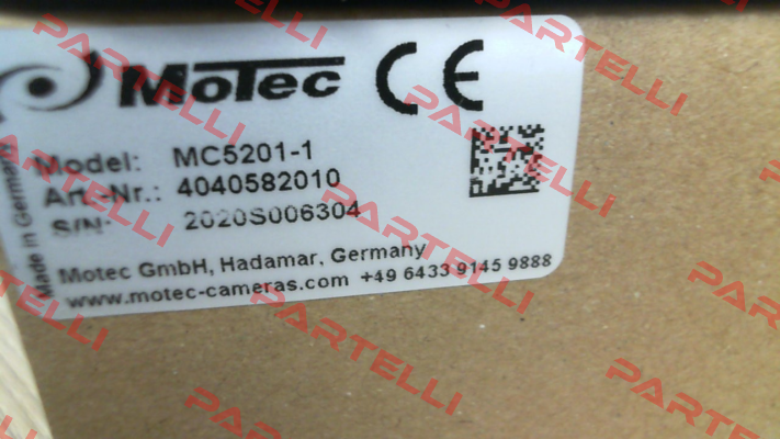 P/N: 4040582010, Type: MC5201-1 Motec
