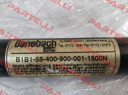 B1B1-55-400-900-001-1500N Bansbach