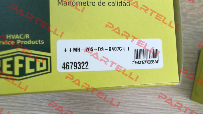 p/n: 4679322, Type: ++MR-205-DS-R407C++ Refco