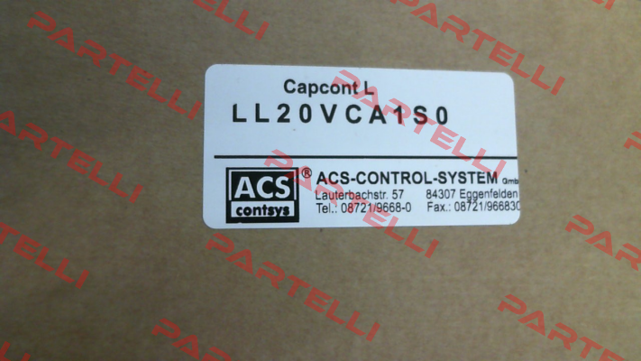 L L 2 0 V C A 1 S 0 (111000044) ACS CONTSYS