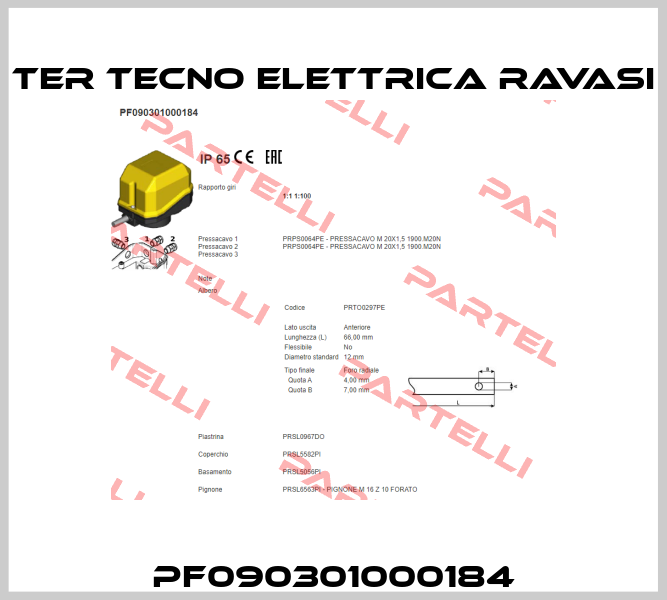 PF090301000184 Ter Tecno Elettrica Ravasi