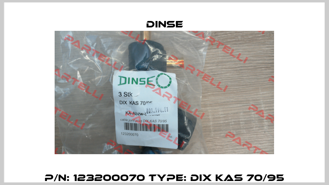 P/N: 123200070 Type: DIX KAS 70/95 Dinse