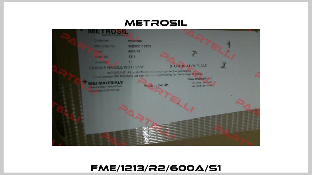 FME/1213/R2/600A/S1 Metrosil