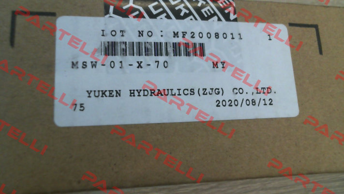MSW-01-X-70 Yuken