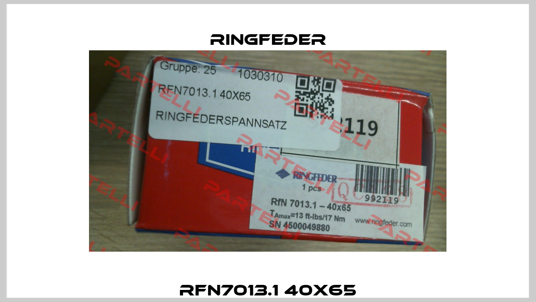 RFN7013.1 40X65 Ringfeder