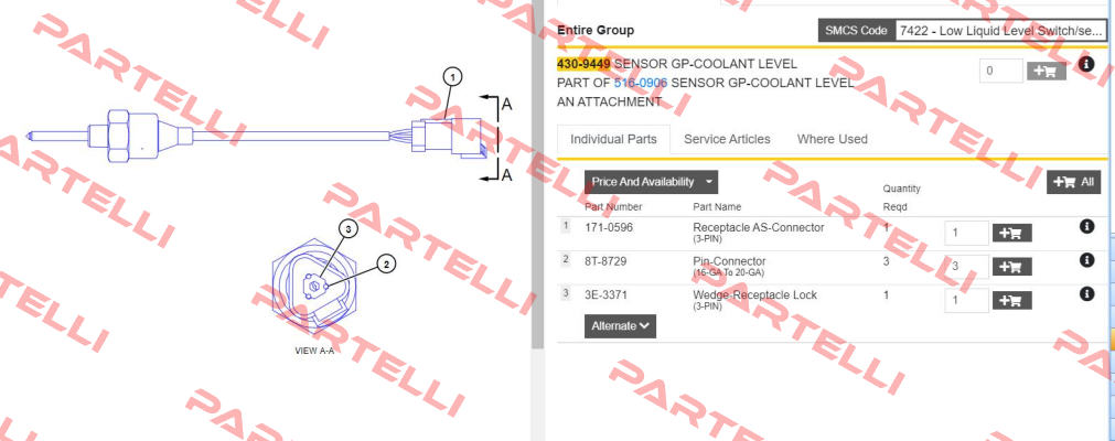 00-4309449 Caterpillar