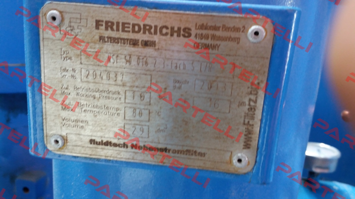 FE NSF-50.016  Fluidtech