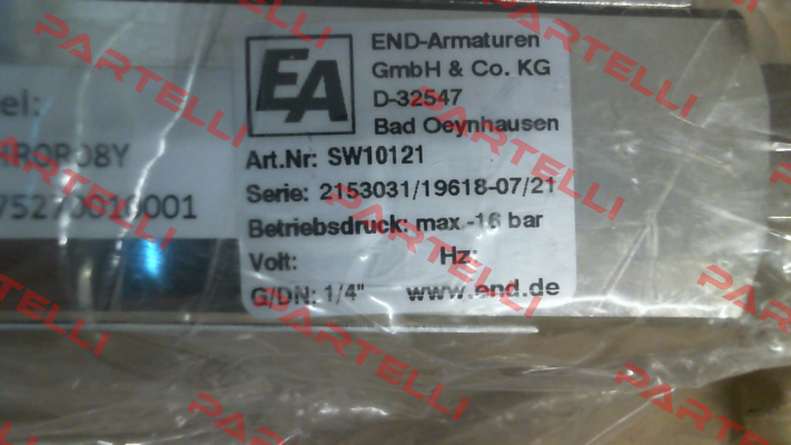 SW10121 End Armaturen