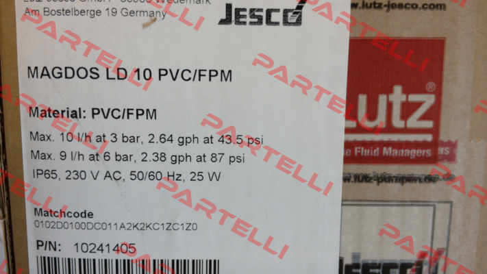 MAGDOS LD10 PVC/FPM Jesco