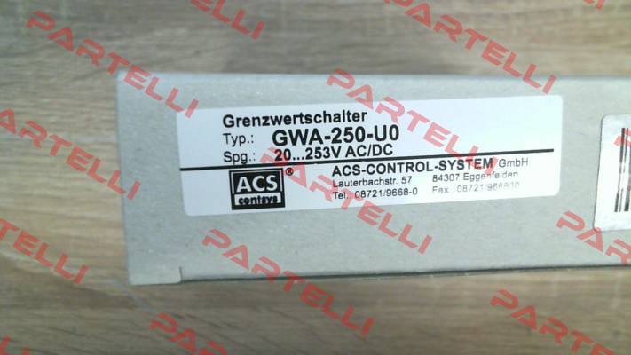 171000015 Acs Control-System