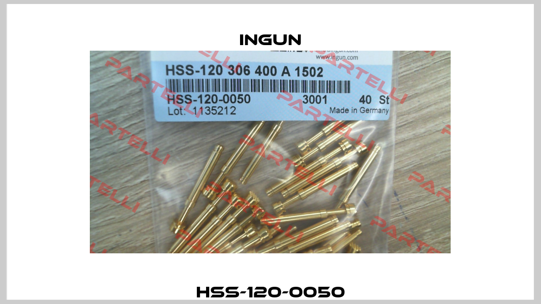 HSS-120-0050 Ingun