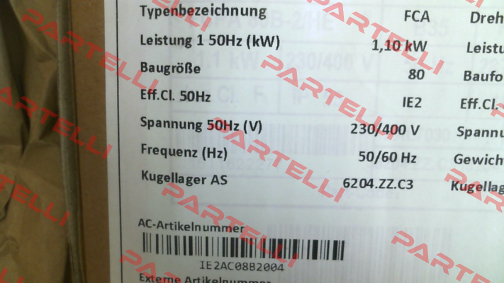 FCPA 80B-2/HE AC Motoren