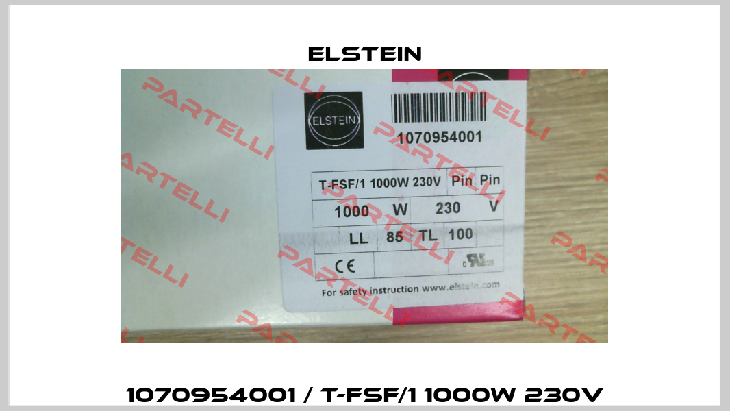 1070954001 / T-FSF/1 1000W 230V Elstein