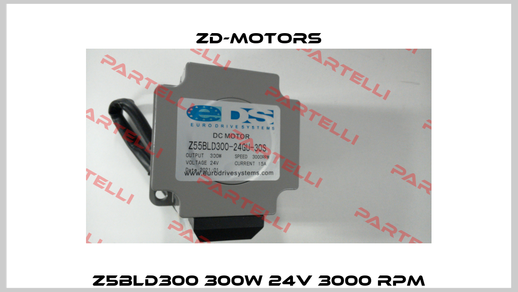 Z5BLD300 300W 24V 3000 rpm ZD-Motors