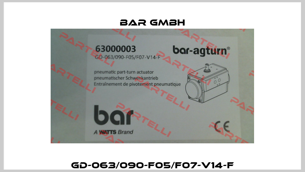 GD-063/090-F05/F07-V14-F Bar Gmbh