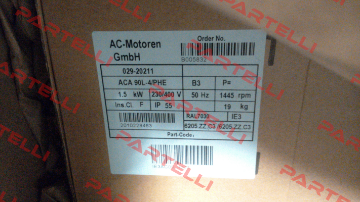 IE3AC09L4000 AC Motoren